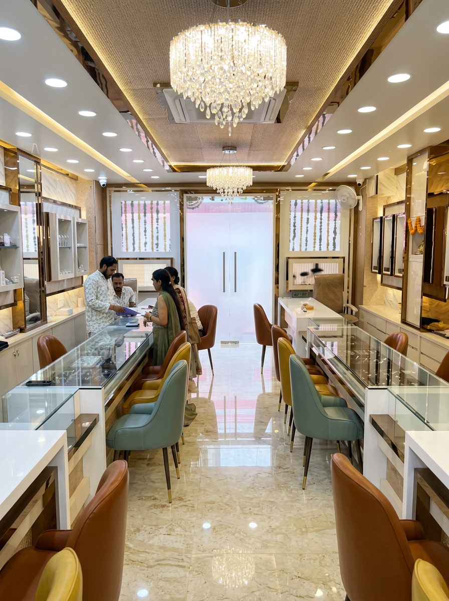 Mani Ratnam Jewellers shop interior