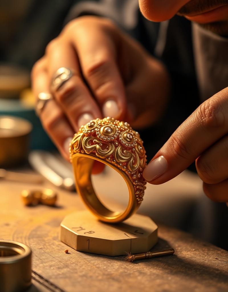 Goldsmith at work